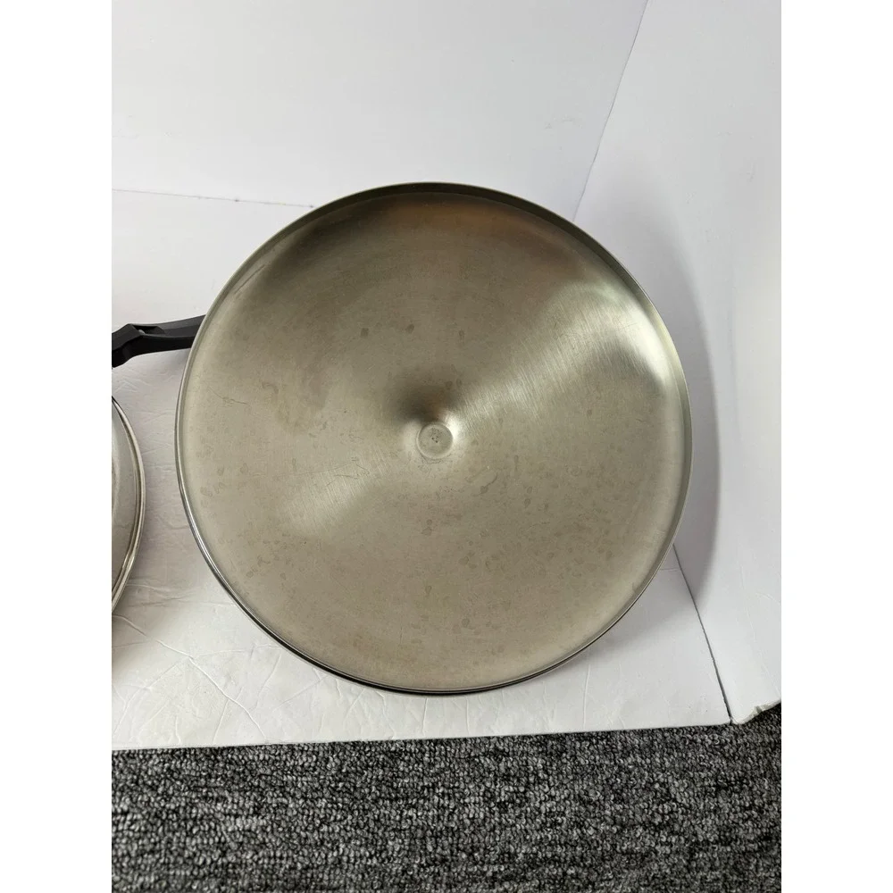 Farberware Aluminum Clad Stainless Steel 12 Inch Skillet with High Dome Lid USA